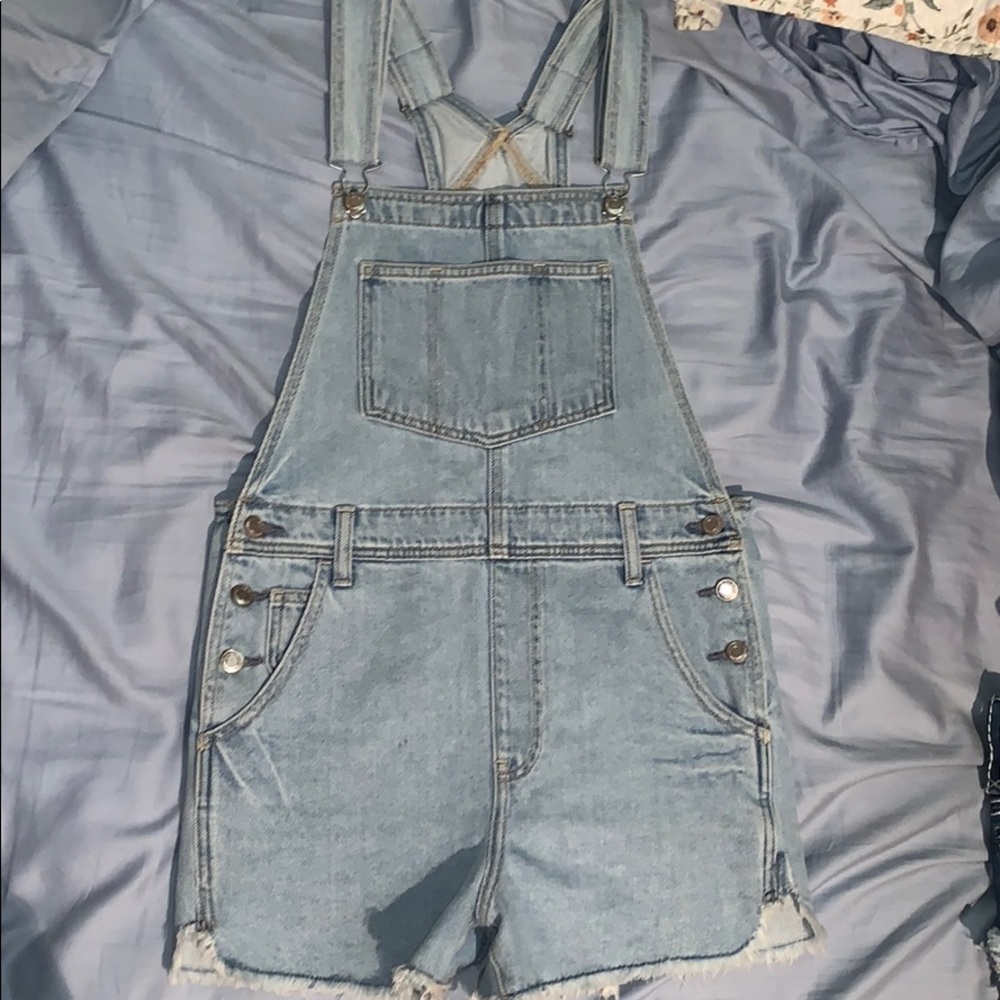 Denim overalls